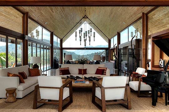 Exquisite living area design